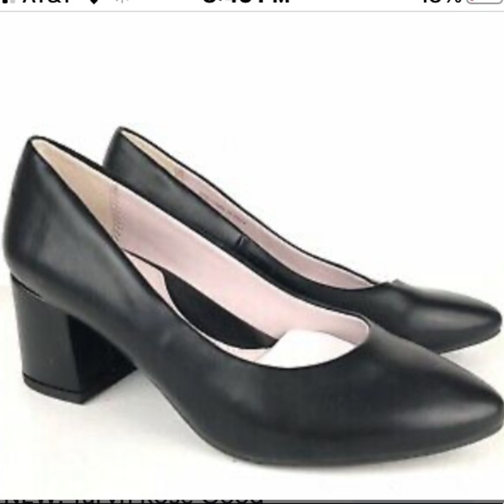 Taryn Rose‎ Good Rochelle Black Vegan Leather Shoes Sz. 8